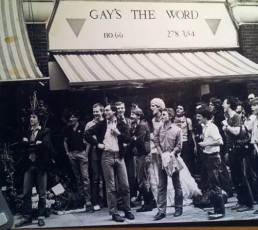 Gays the Word bookshop, London, in the early 1980s.