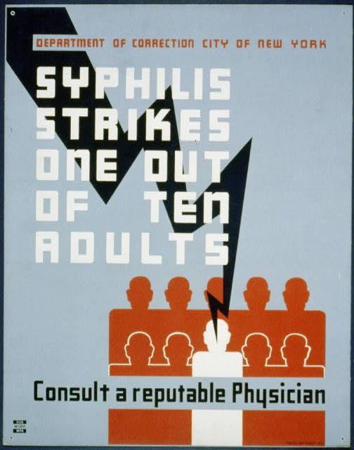 Syphilis Strikes Poster