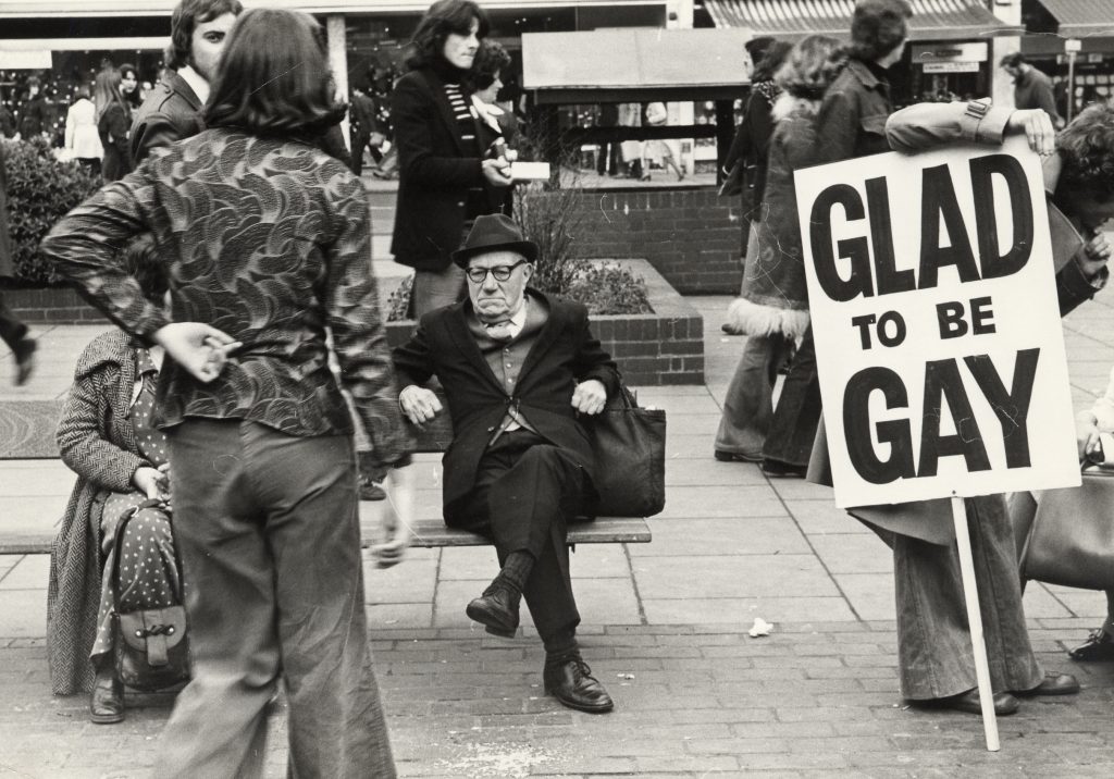 Demonstration against British Home Stores, Churchill Square, Brighton, 21 February 1976 (Image courtesy of Bishopsgate Institute)